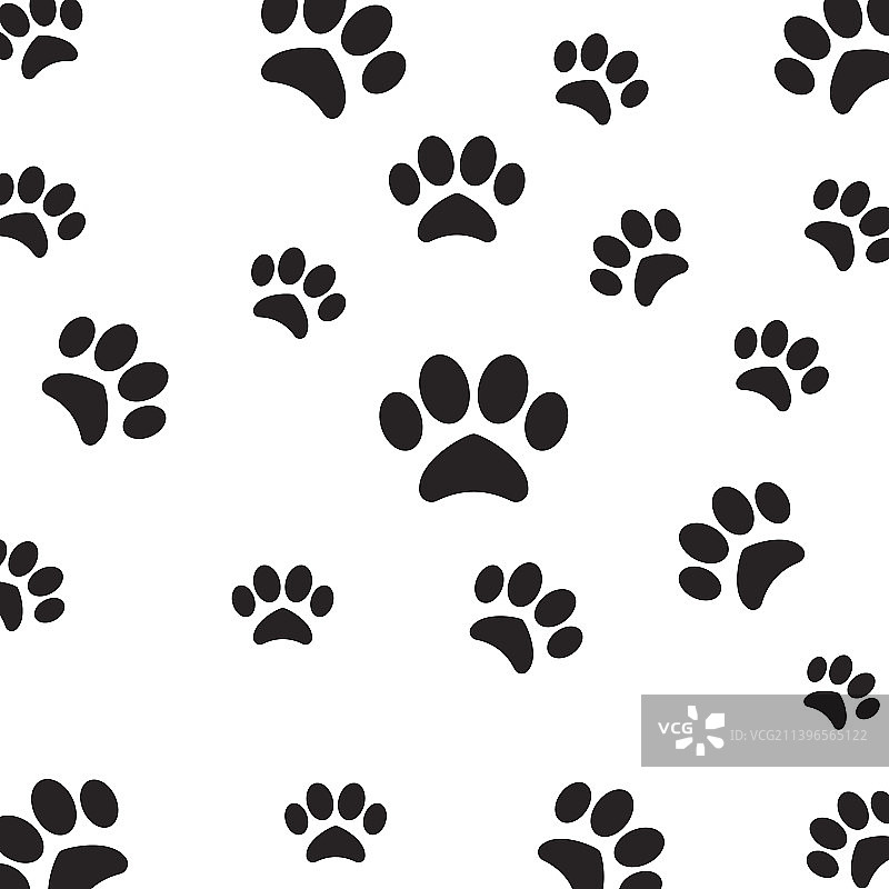 狗狗脚印Logo背景图片素材