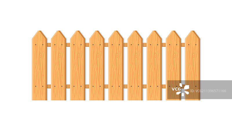 木栅栏和大门图片素材