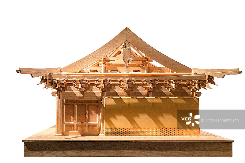 中国古代建筑：初祖庵模型图片素材