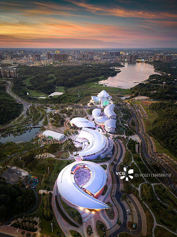 益阳两园一中心图片素材