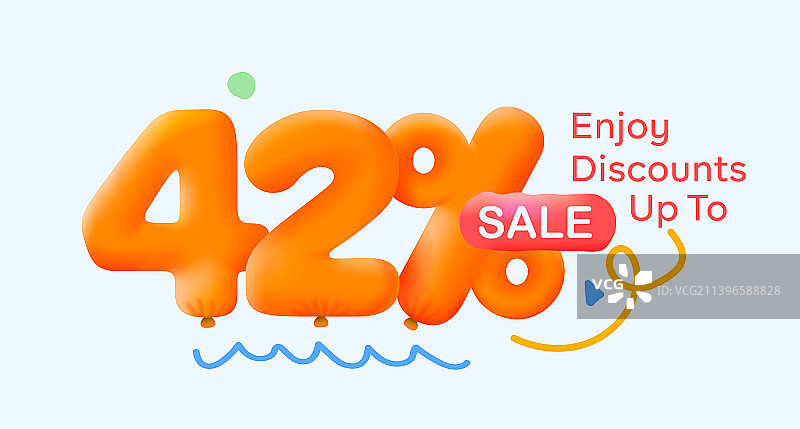 3D数字黄色特惠促销图片素材