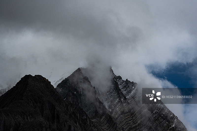 稻城亚丁三神山图片素材