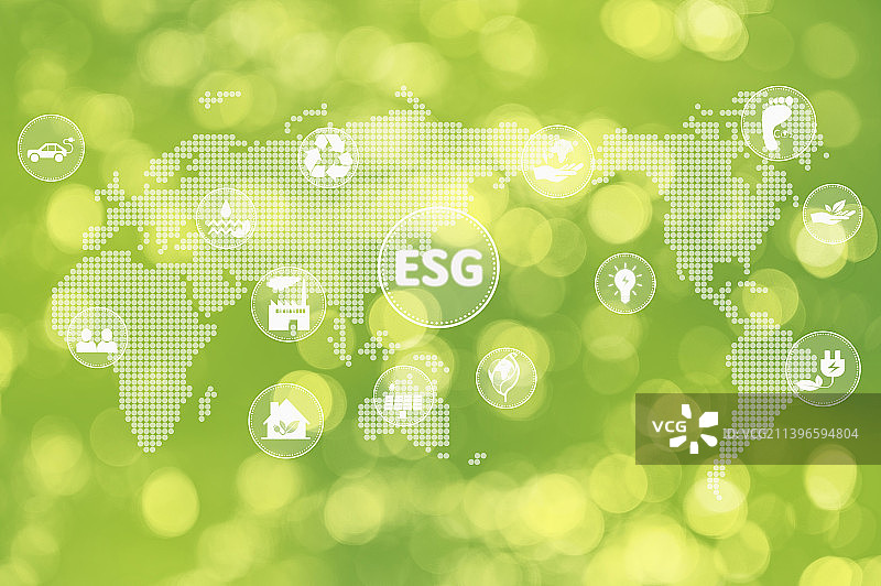 共同创造ESG环境图片素材