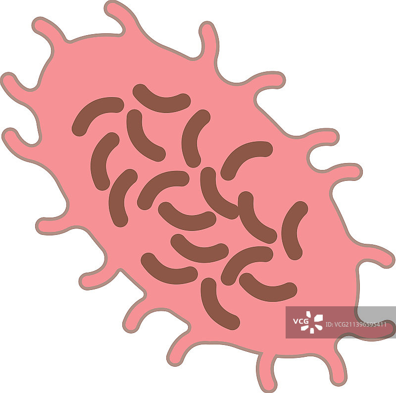 细菌微生物图标图片素材