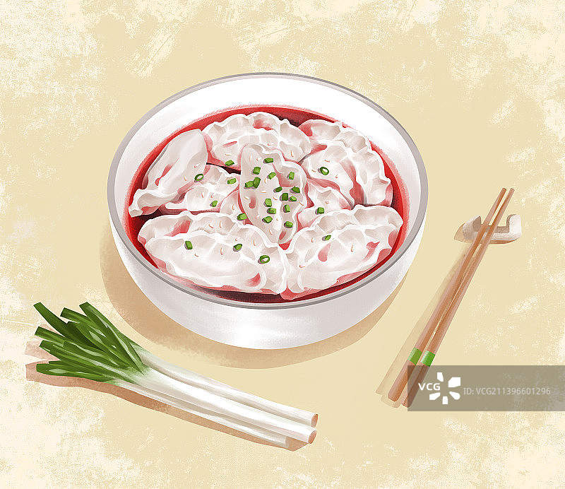 中国传统美食之四川成都钟水饺图片素材