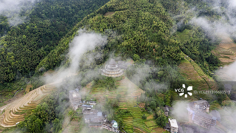 云海梯田图片素材