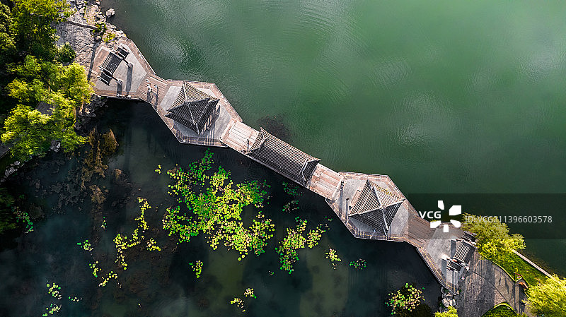 避暑山庄水心榭图片素材