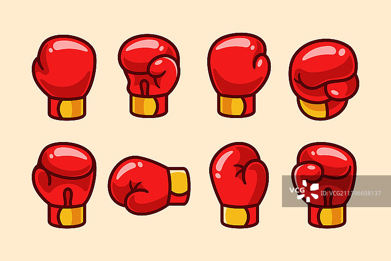 卡通拳击手套合集图片素材