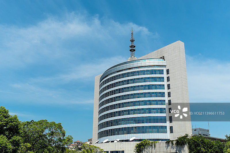 扬州广播电视总台办公大楼外观图片素材