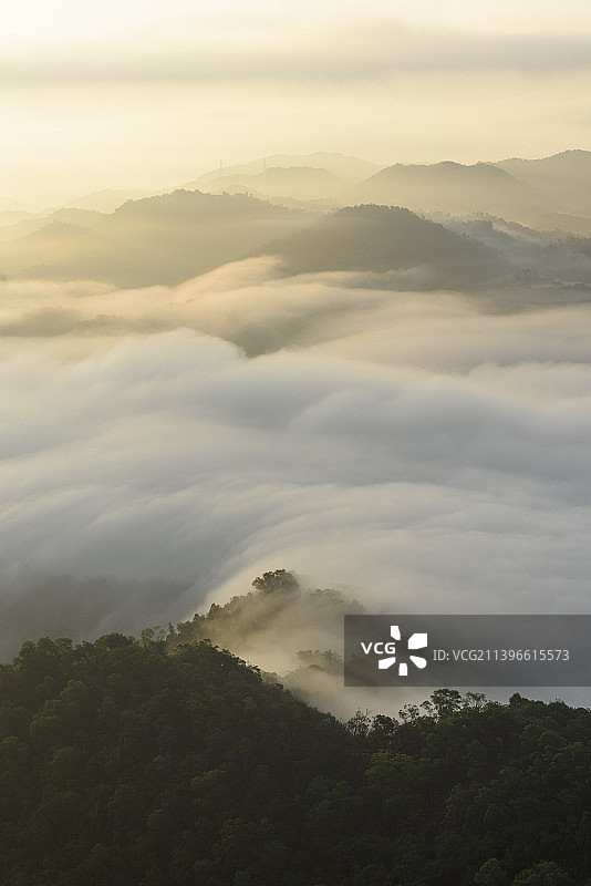 五桂山云海图片素材