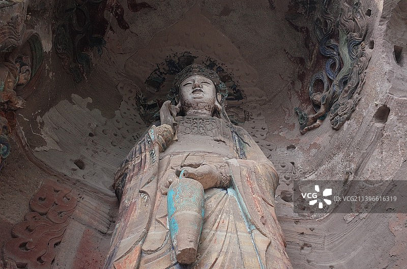 四川安岳石刻圆觉洞图片素材