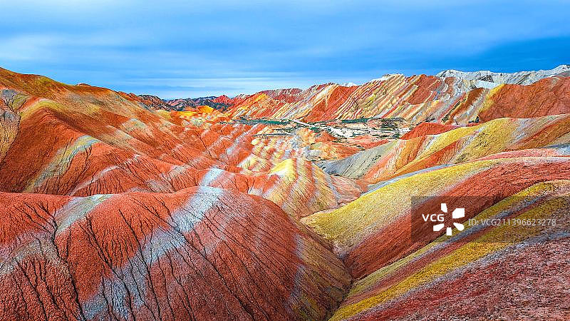 七彩丹霞图片素材