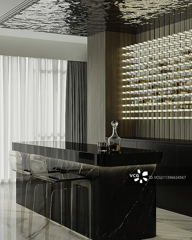 吧台设计图片素材