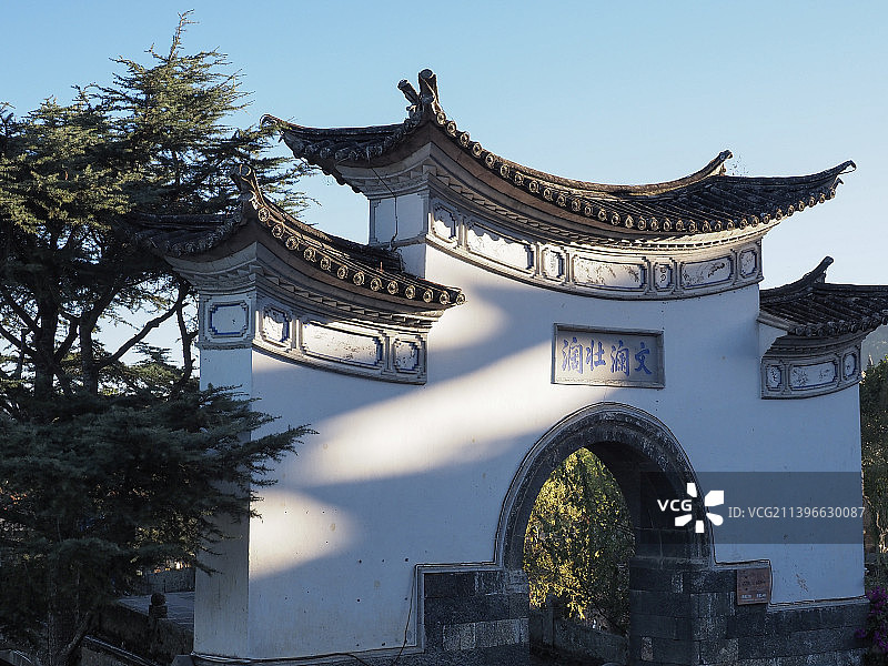 云南和顺古镇图片素材