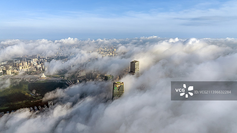 城市云海图片素材
