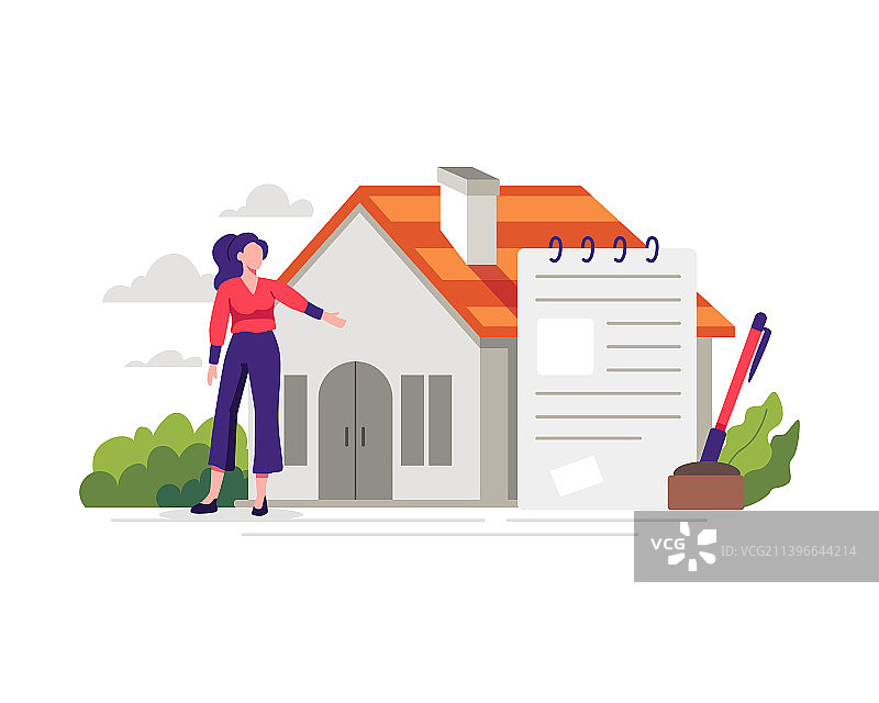 购买或租赁房地产图片素材