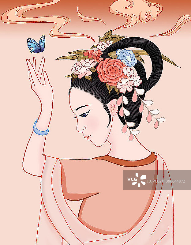 古风插画头像图片素材