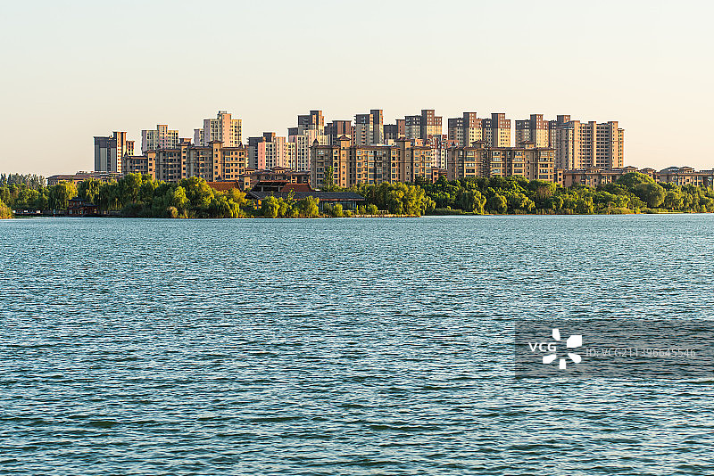 淮北南湖湿地公园风光图片素材