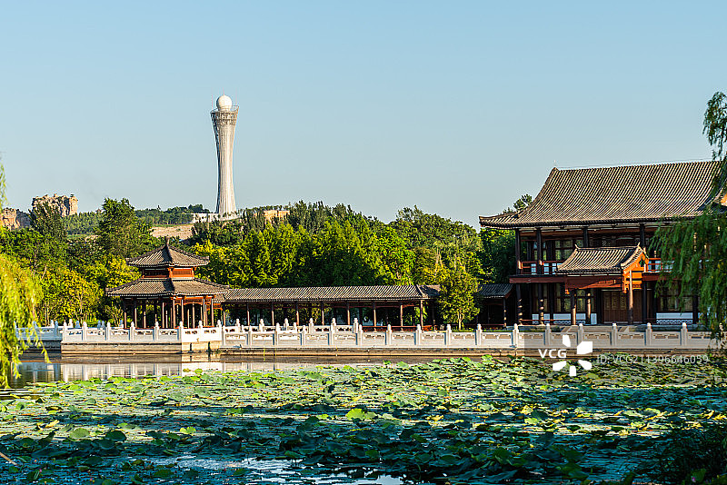 淮北南湖湿地公园风光图片素材