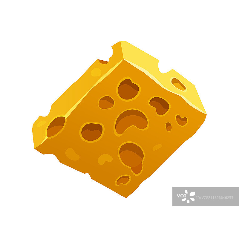 高达或埃门塔尔奶酪切片图标图片素材