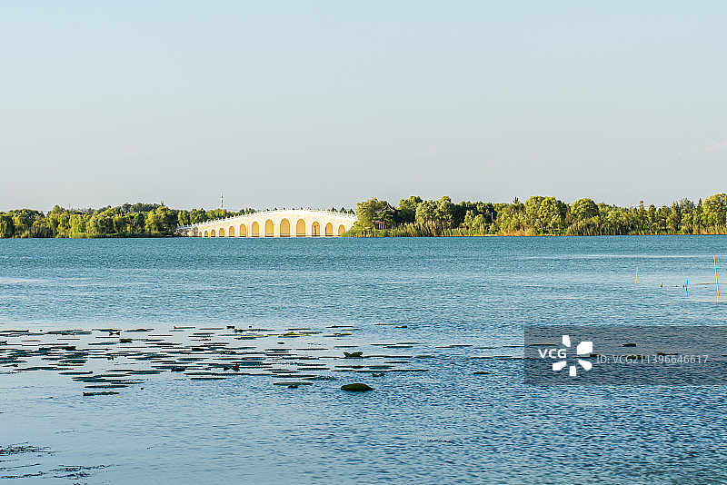 淮北南湖湿地公园风光图片素材