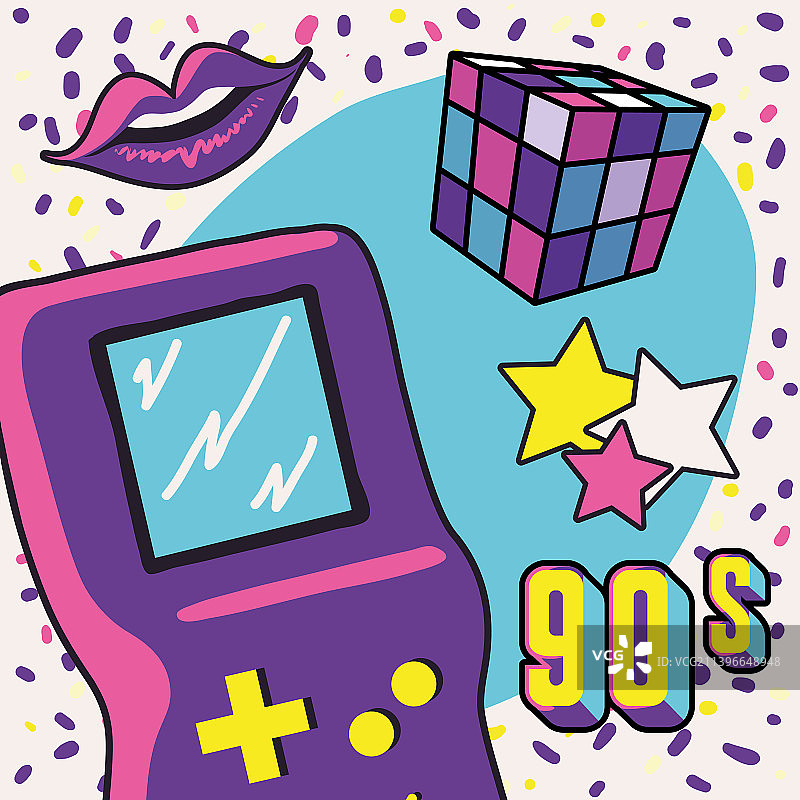 90年代复古概念图片素材