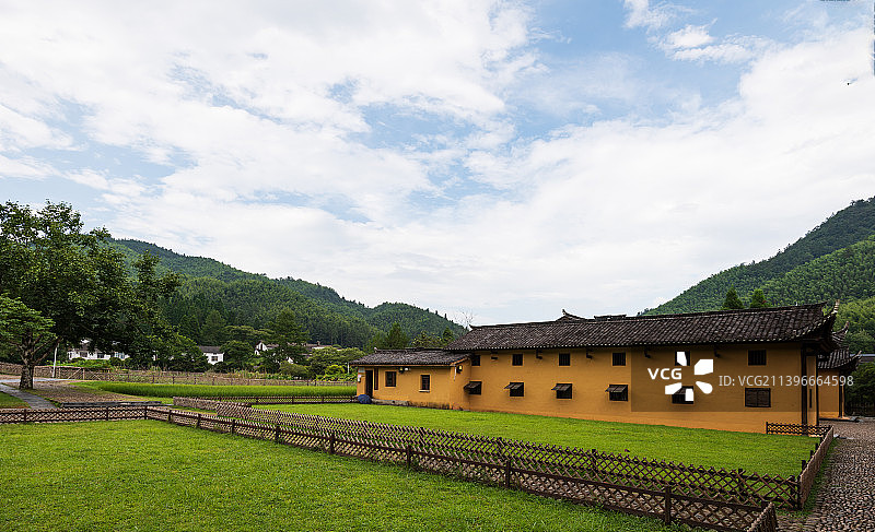 井冈山 大井 朱德 陈毅 故居图片素材