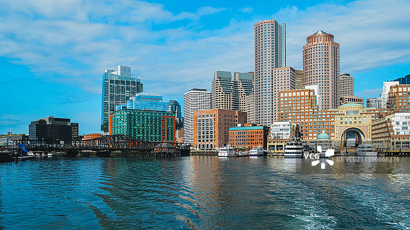 波士顿港口风光图片素材