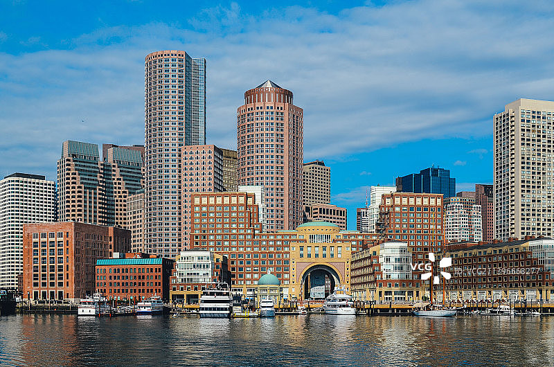 波士顿港口风光图片素材