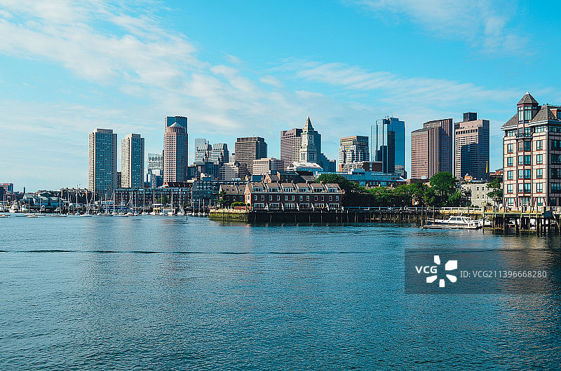 波士顿港口风光图片素材