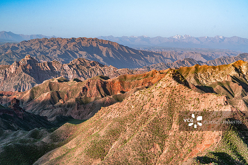 甘肃省张掖丹霞国家地质公园冰沟丹霞景区图片素材