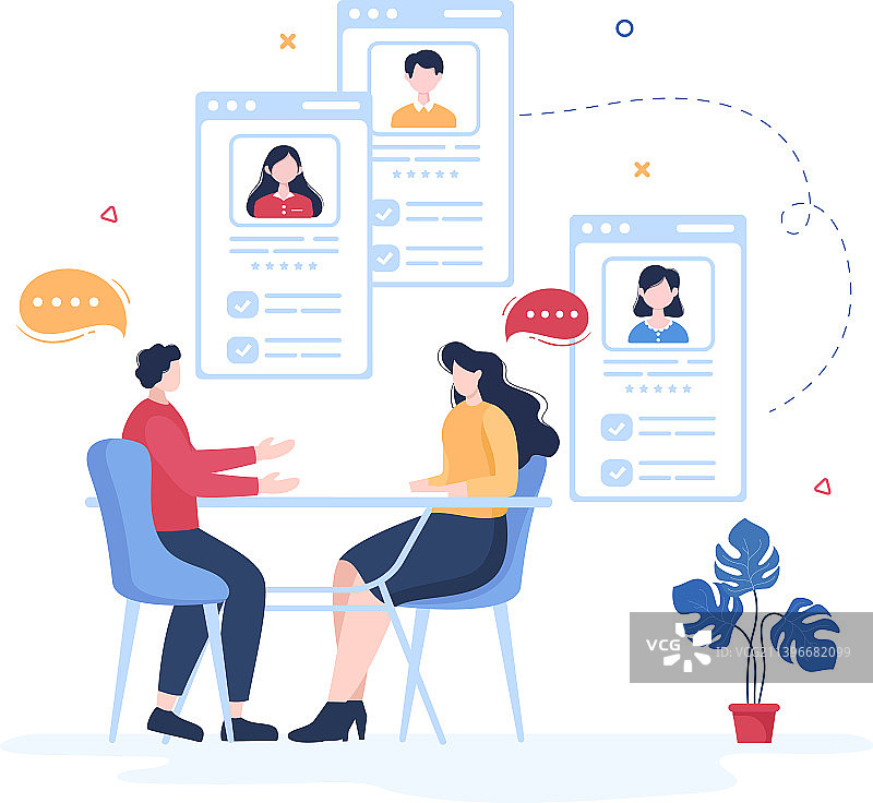 招聘或安置就业机构图片素材