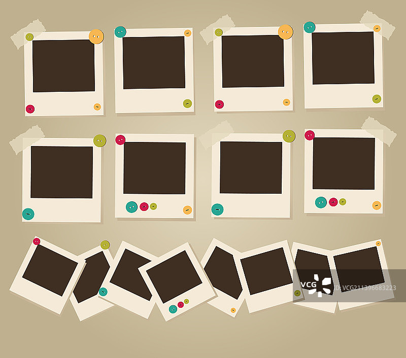 复古相框设计图片素材