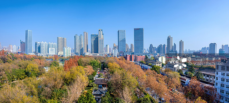 中国安徽合肥包公园城市风光图片素材