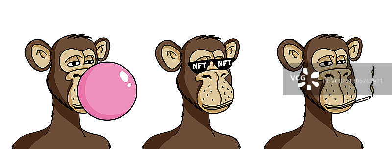 无聊猿NFT图片素材
