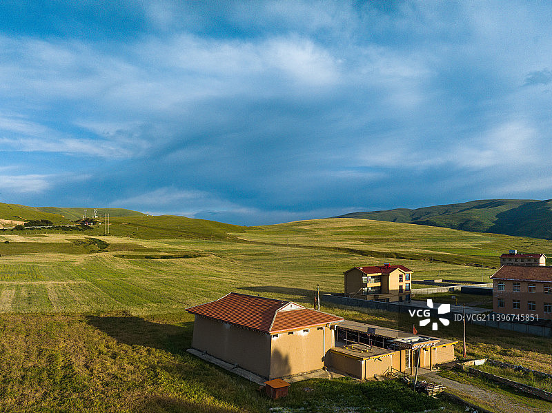 阿坝县农舍图片素材