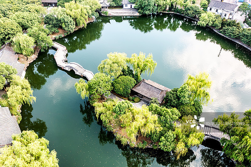 航拍绍兴东湖景区图片素材