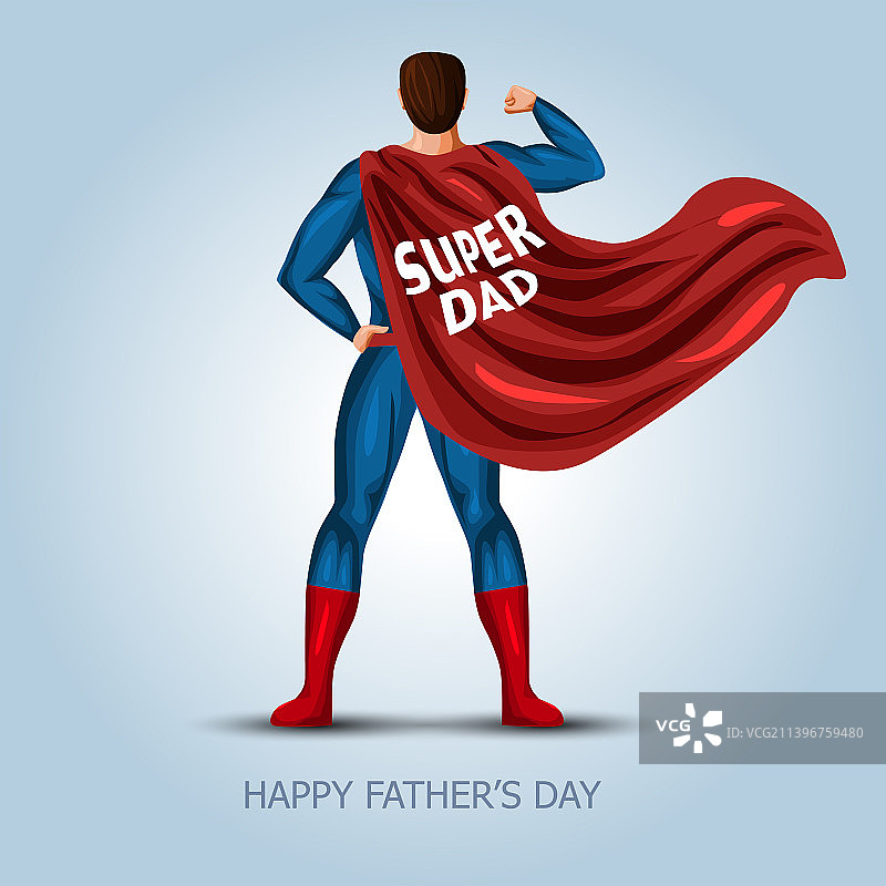父亲节快乐超人爸爸设计图片素材