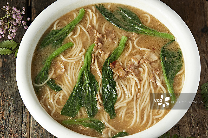 家常菜心羊肉汤面图片素材