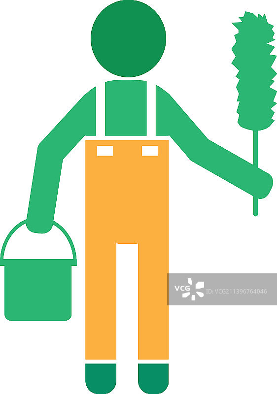 清洁服务标志符号设计图片素材