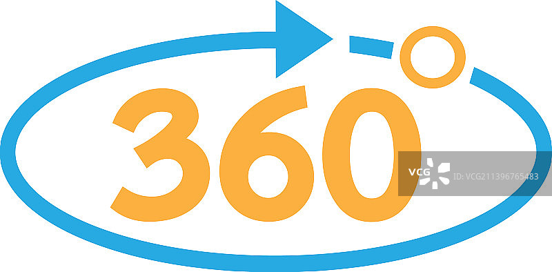 360度图标符号设计图片素材
