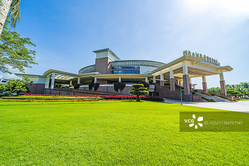 海南省琼海市博鳌亚洲论坛永久会址景区 博鳌亚洲论坛国际会议中心图片素材