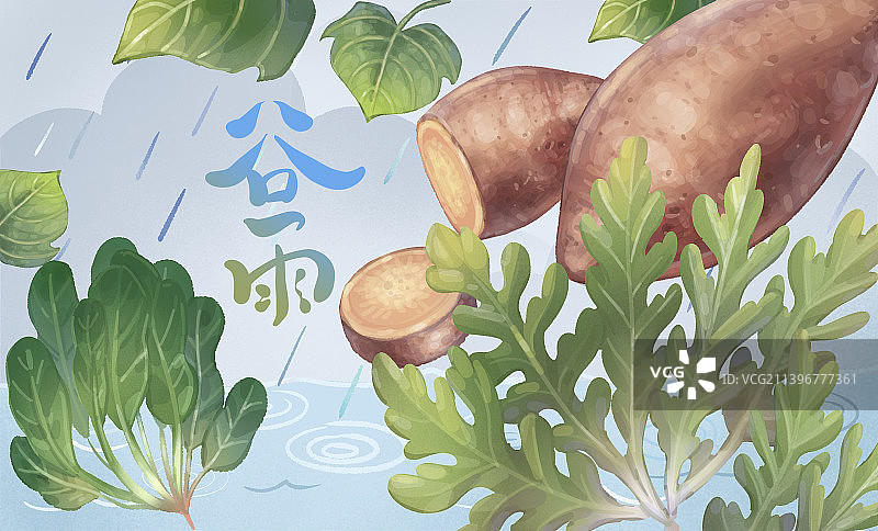 二十四节气,谷雨图片素材