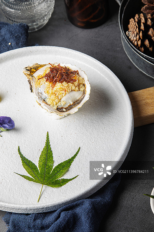 蒜蓉生蚝图片素材