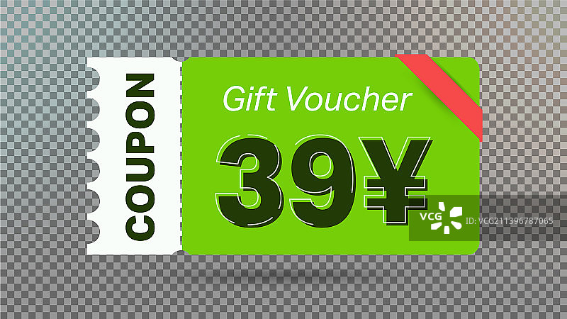 39元优惠券促销图片素材