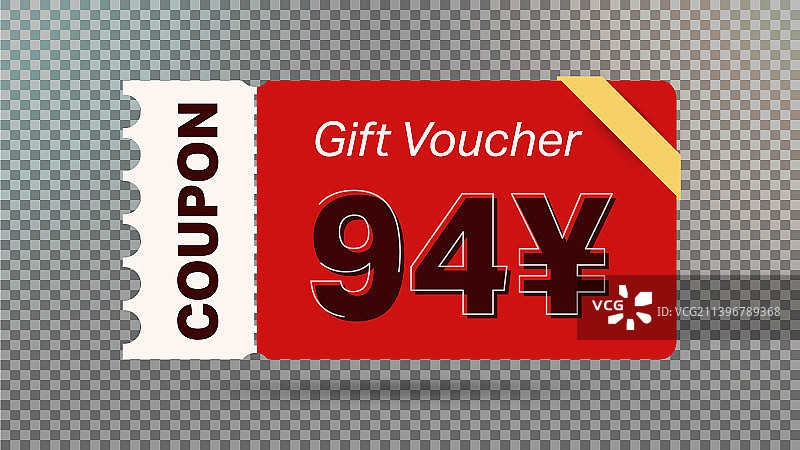 网站94元优惠券促销图片素材