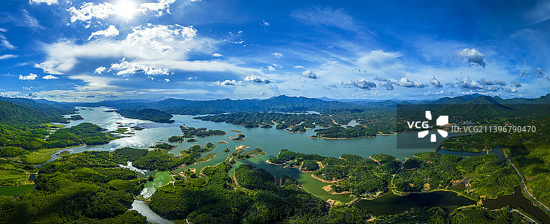 惠州白盆珠水库图片素材