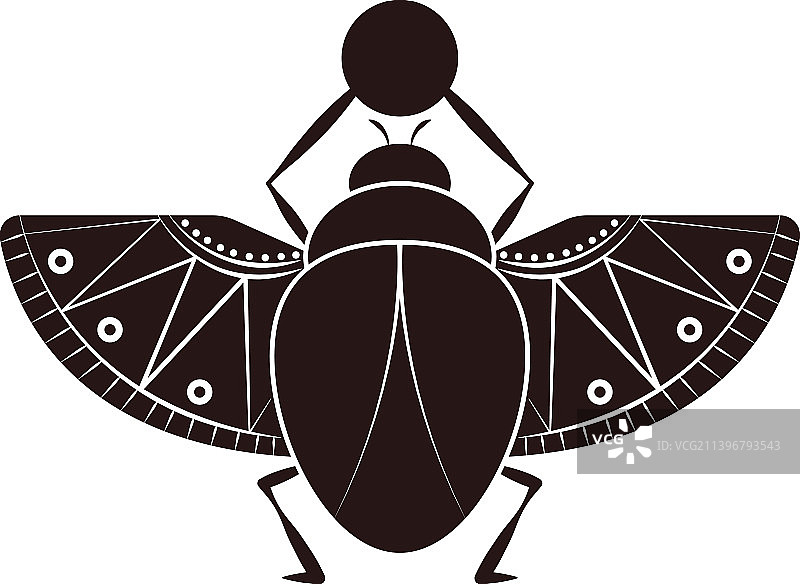 埃及圣甲虫图标图片素材