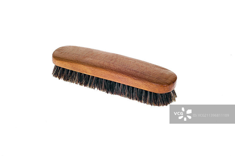 白色背景下的清洁刷特写，波兰图片素材