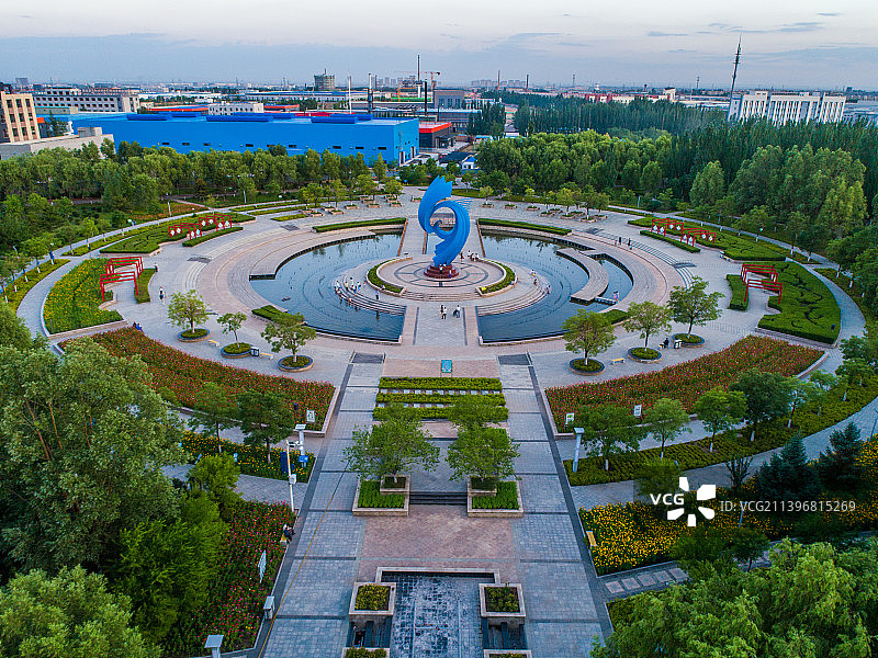 包头稀土公园图片素材